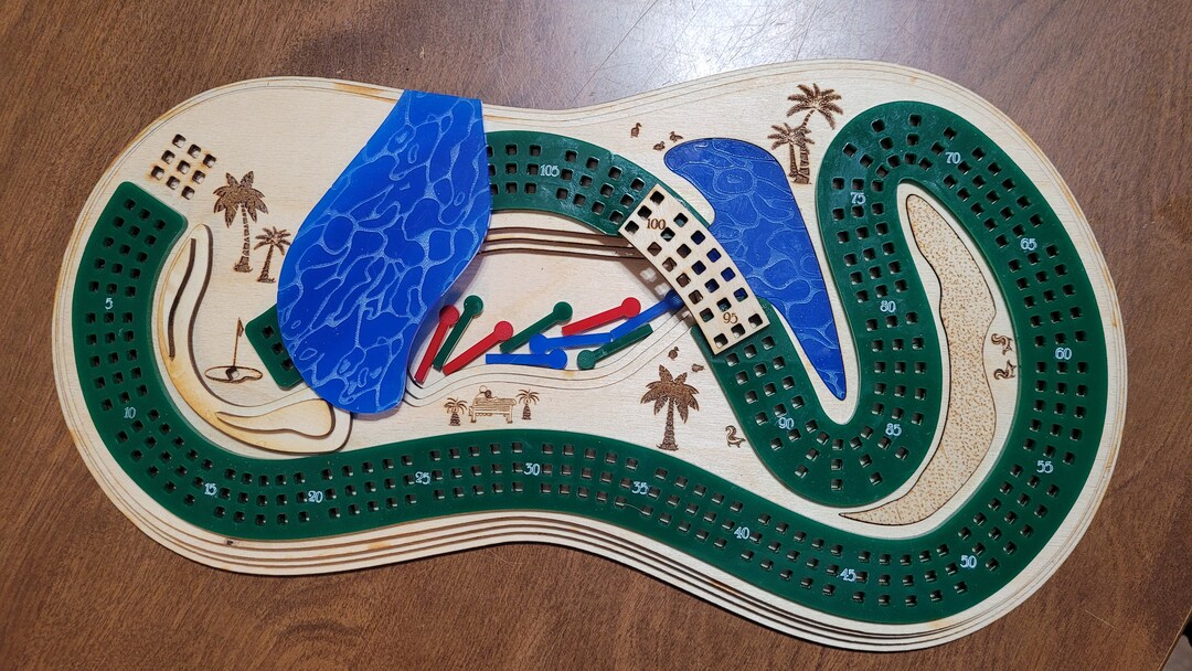 Cribbage Board Maine Made Etsy