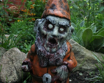 Necro Neckbeard Zombie Gnome