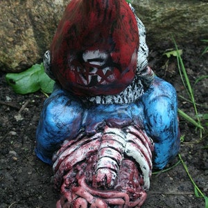 Disemboweled Donny Zombie Gnome image 2