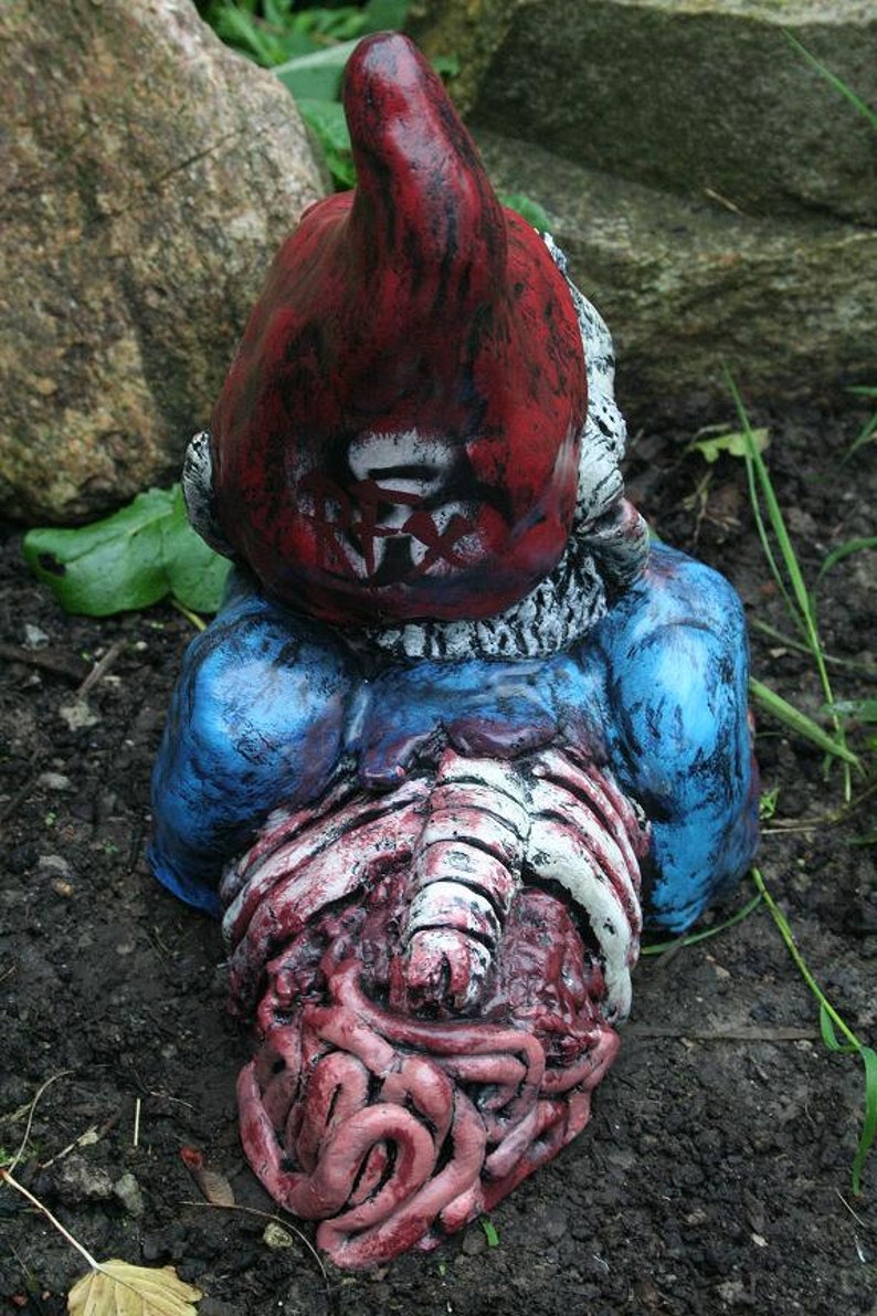 Disemboweled Donny Zombie Gnome image 2