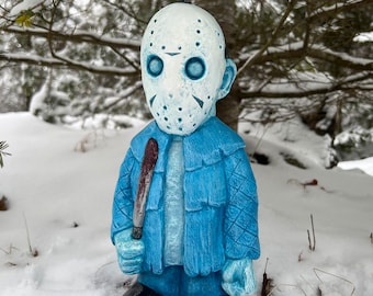 The Crystal Lake Slasher - Horror Movie Gnome Frosty Edition