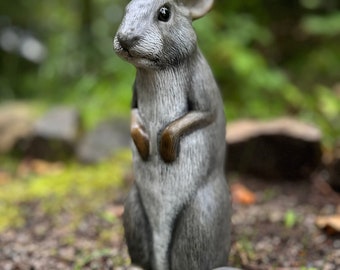 Hoppy Feet The Beastly Bunny Rabbit Statue (Cute Cottontail Version)