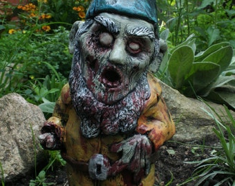 Necro Neckbeard Zombie Gnome