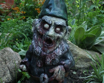 Necro Neckbeard Zombie Gnome