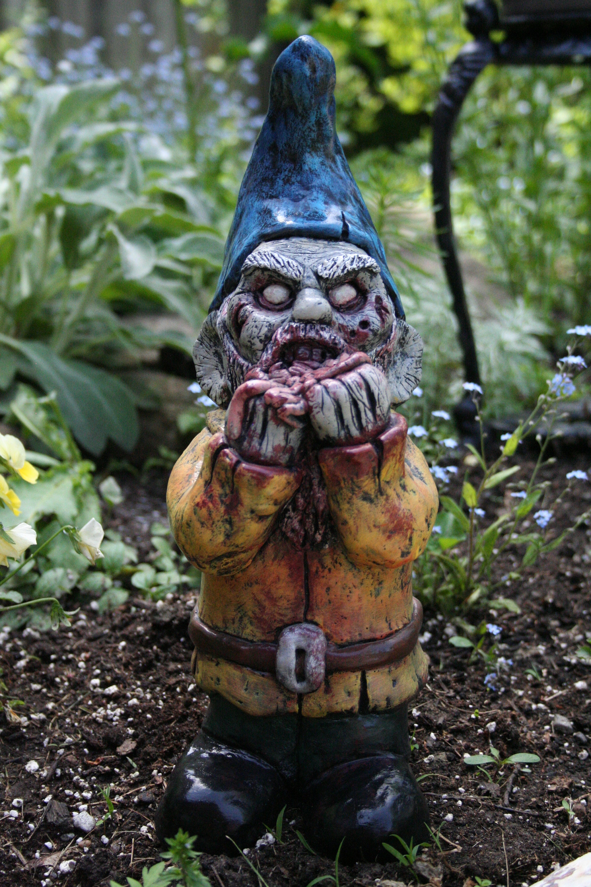 Zombie Gnome Stock Illustration - Download Image Now - Gnome