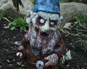 Necro Neckbeard Zombie Gnome