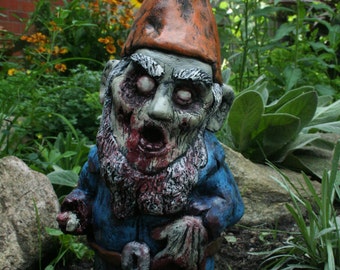 Necro Neckbeard Zombie Gnome
