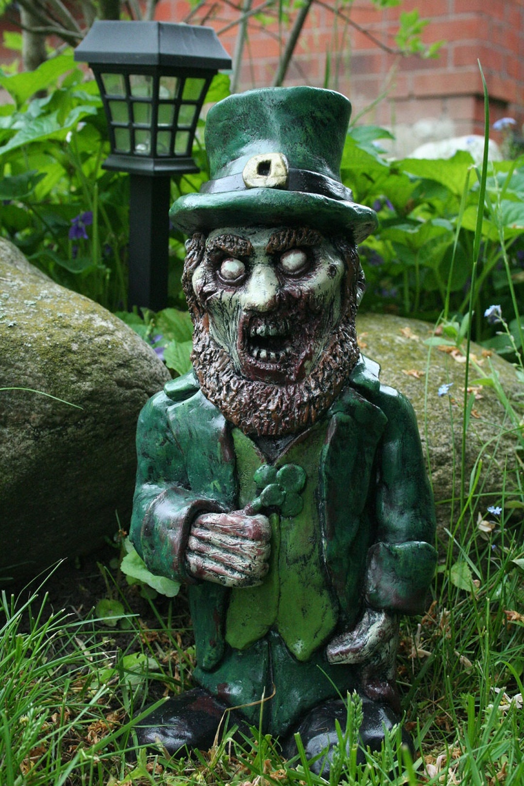 The Leprecadaver -green Irish Leprechaun Zombie Gnome - Etsy