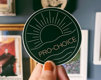 Pro-Choice 3in circle sticker