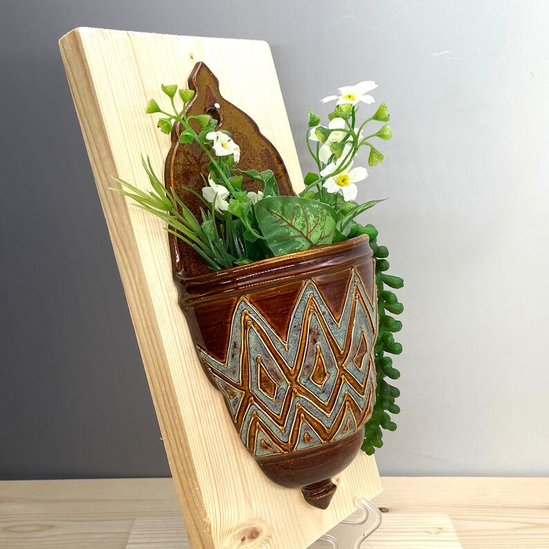 Large Ceramic Wall Pocket Planter Hanging Planter Moroccan