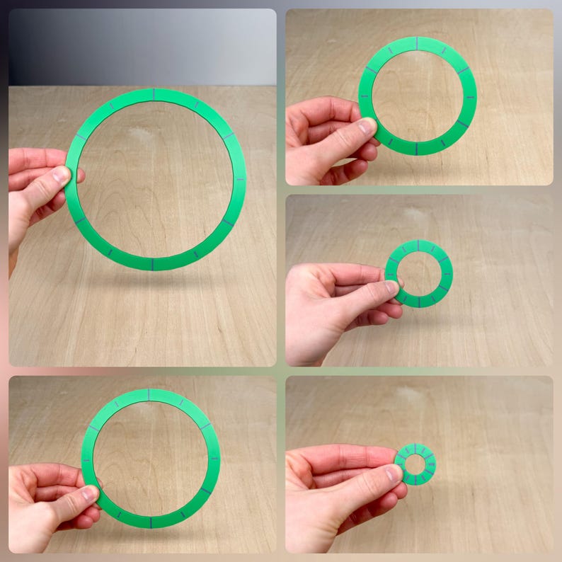 Measuring Ring Set - Dividing Rings - Pottery Tool - Etsy