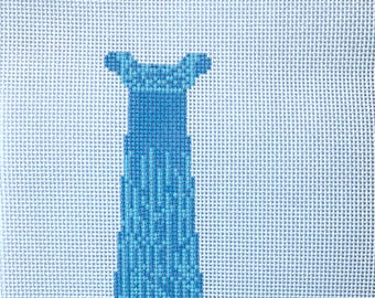 Daphne's Vauxhall Gardens Dress (Large) - Handpainted Needlepoint Canvas