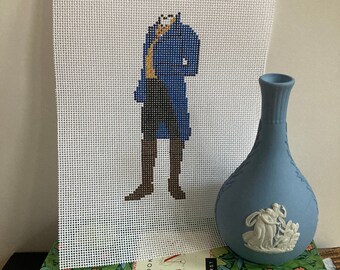 The Duke of Hastings Handpainted Needlepoint Canvas