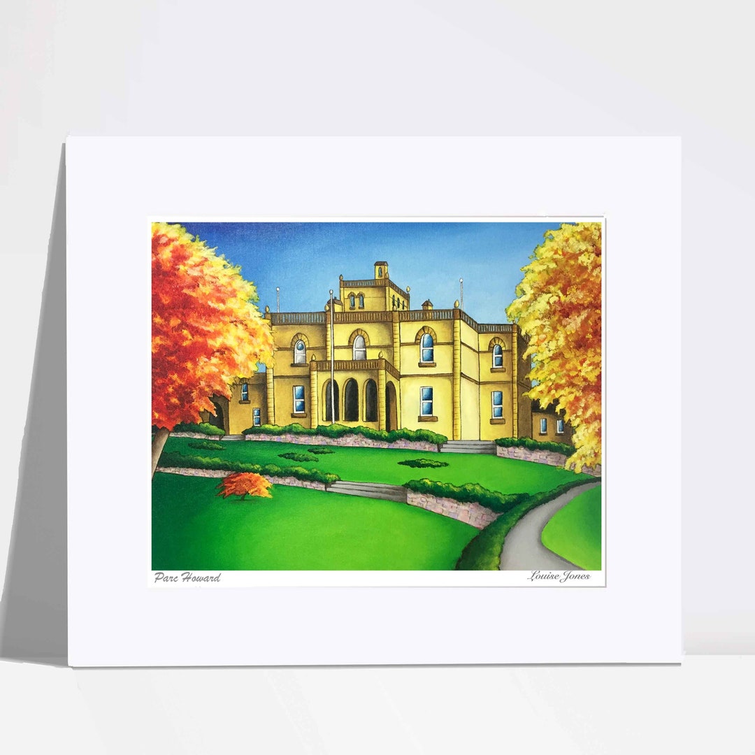 Parc Howard Llanelli West Wales Welsh Art Print Wall Art Etsy