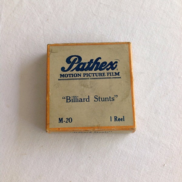 Pathex Filme m-20 "Billard Stunts" 1 Rolle 9,5 mm Stummfilm