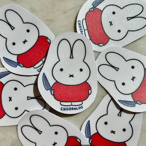 Miffy Sticker - Miffy Knife Sticker