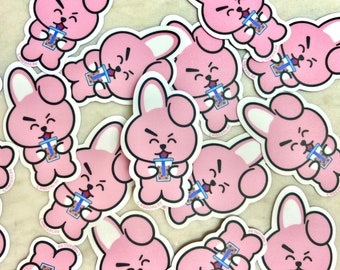 BTS Cooky Boba Sticker - BT21 Cooky - BT21 Gift - BT21 Sticker - Boba Sticker - KPop Gift