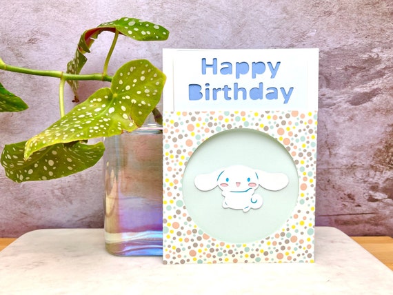 Sanrio Cinnamoroll Card Cinnamoroll Birthday Card - Etsy