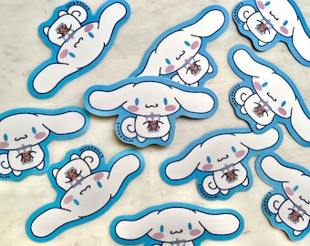 Cinnamoroll Boba Sticker - Cinnamoroll Sticker - Sanrio Boba Sticker - Sanrio Sticker - Sanrio Gift