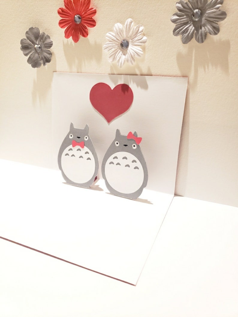 Totoro Card Totoro Birthday Card Totoro Greeting Card | Etsy