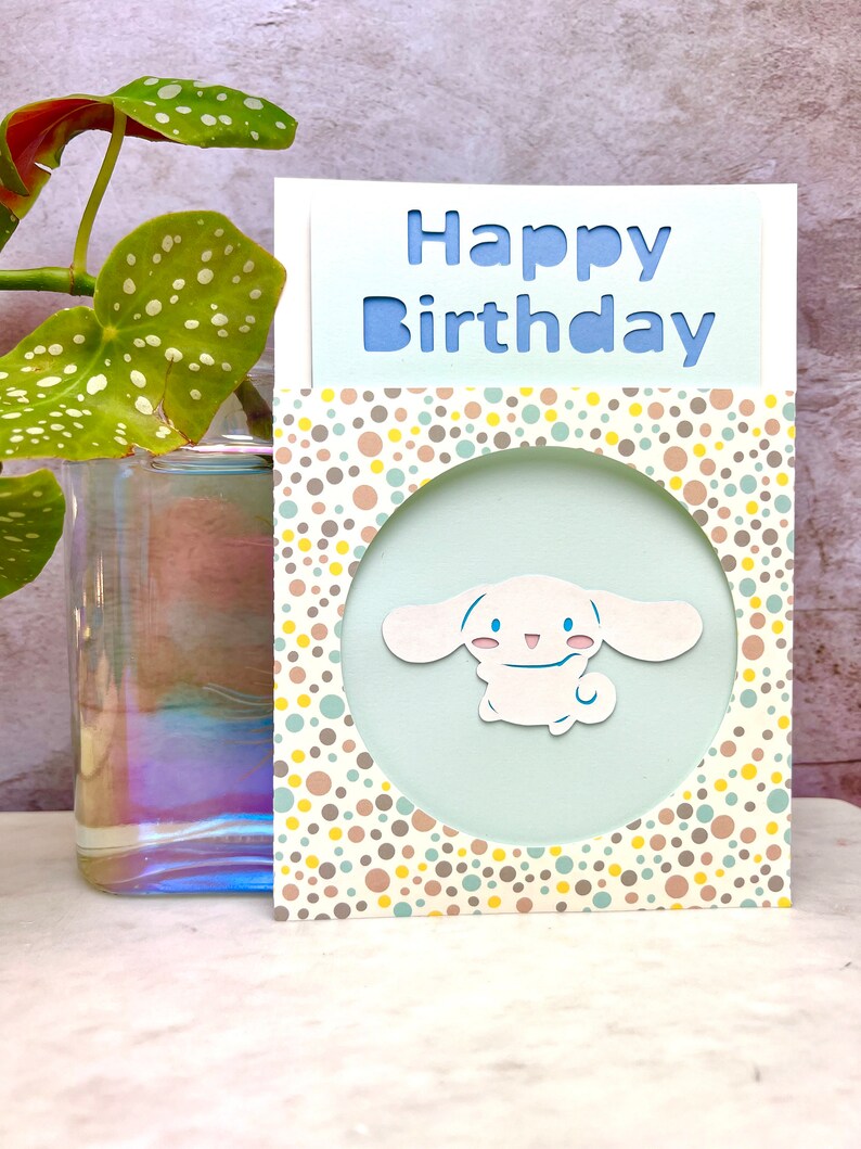 Cinnamoroll Card Cinnamoroll Birthday Card Cinnamoroll - Etsy Hong Kong