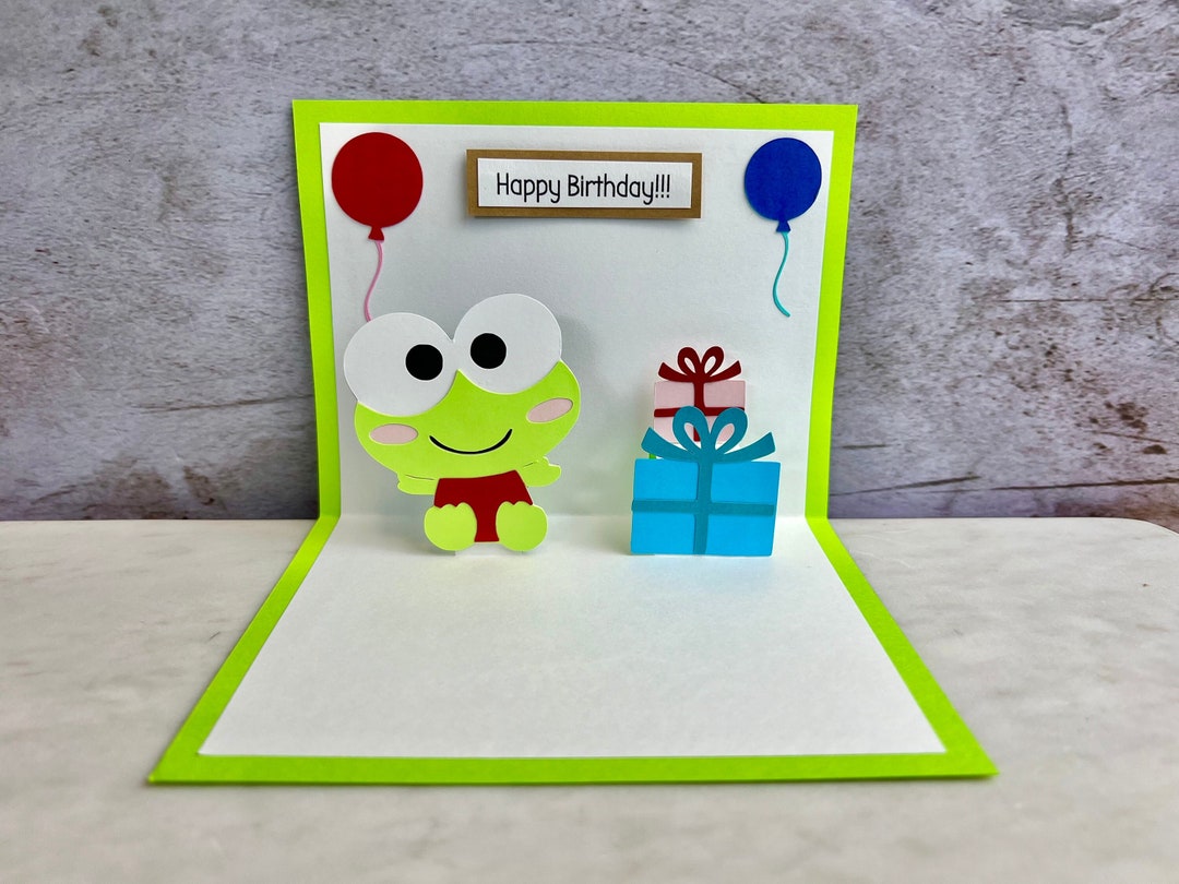 Keroppi Birthday Card - Keroppi Card - Keroppi Greeting Card - Keroppi ...