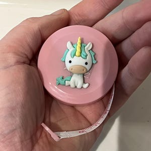 Maßband mit Einhorn Muster