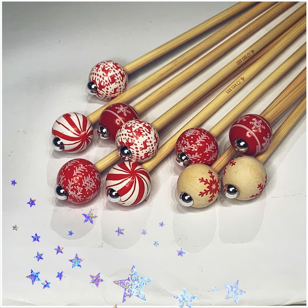 Christmas Bauble Lucky Dip Knitting Needles and Hooks, you choose the size and length