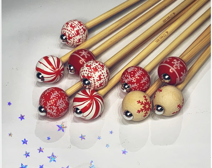 Christmas Bauble Lucky Dip Knitting Needles and Hooks, you choose the size and length