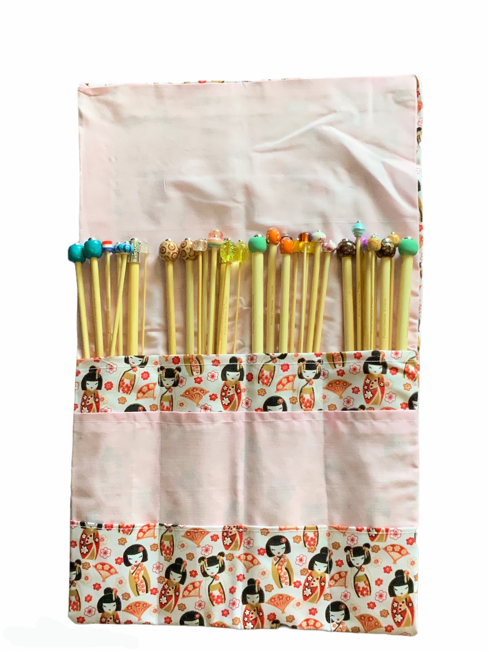 Full Set of Beaded Knitting Needles Choose Length Complete Etsy