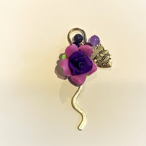 Handmade Knitting/Crochet Charm Bookmark - Choose Colour and Charms
