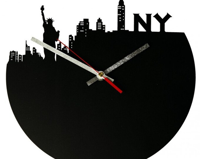 reloj skyline timepiece new york 1987