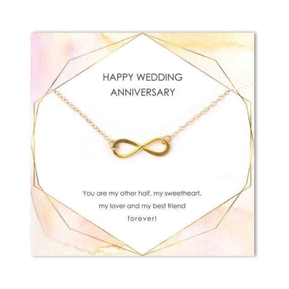 Wedding Anniversary Gift From Husband To Wife Infinity Etsy