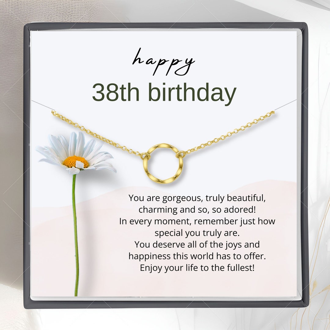 Alles Gute zum 38. Geburtstag Geschenke für Sie, für die Tochter, für