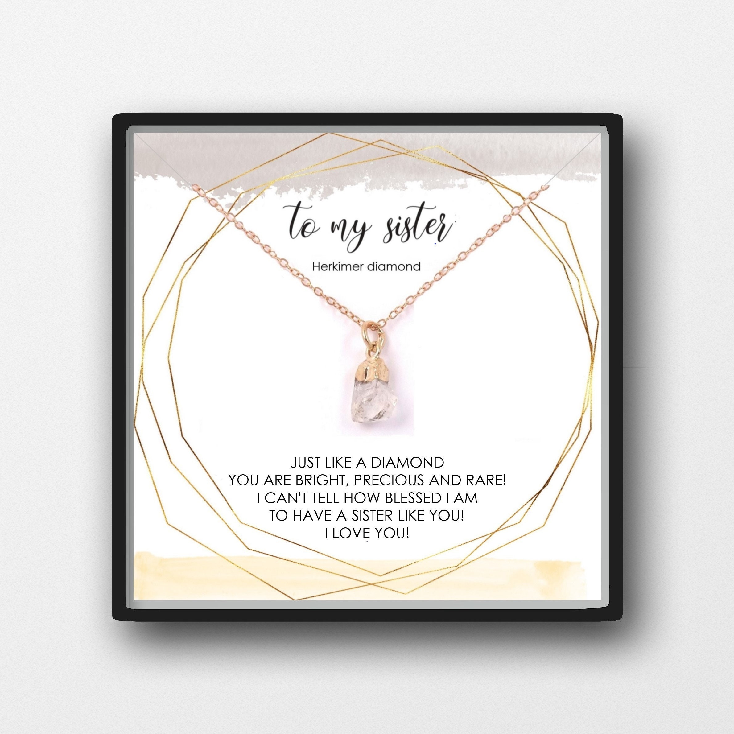 Inspirational Gift for Sister With Card 