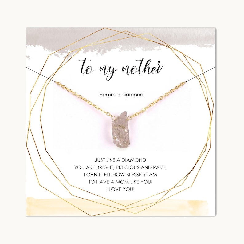 to my beautiful mother necklace