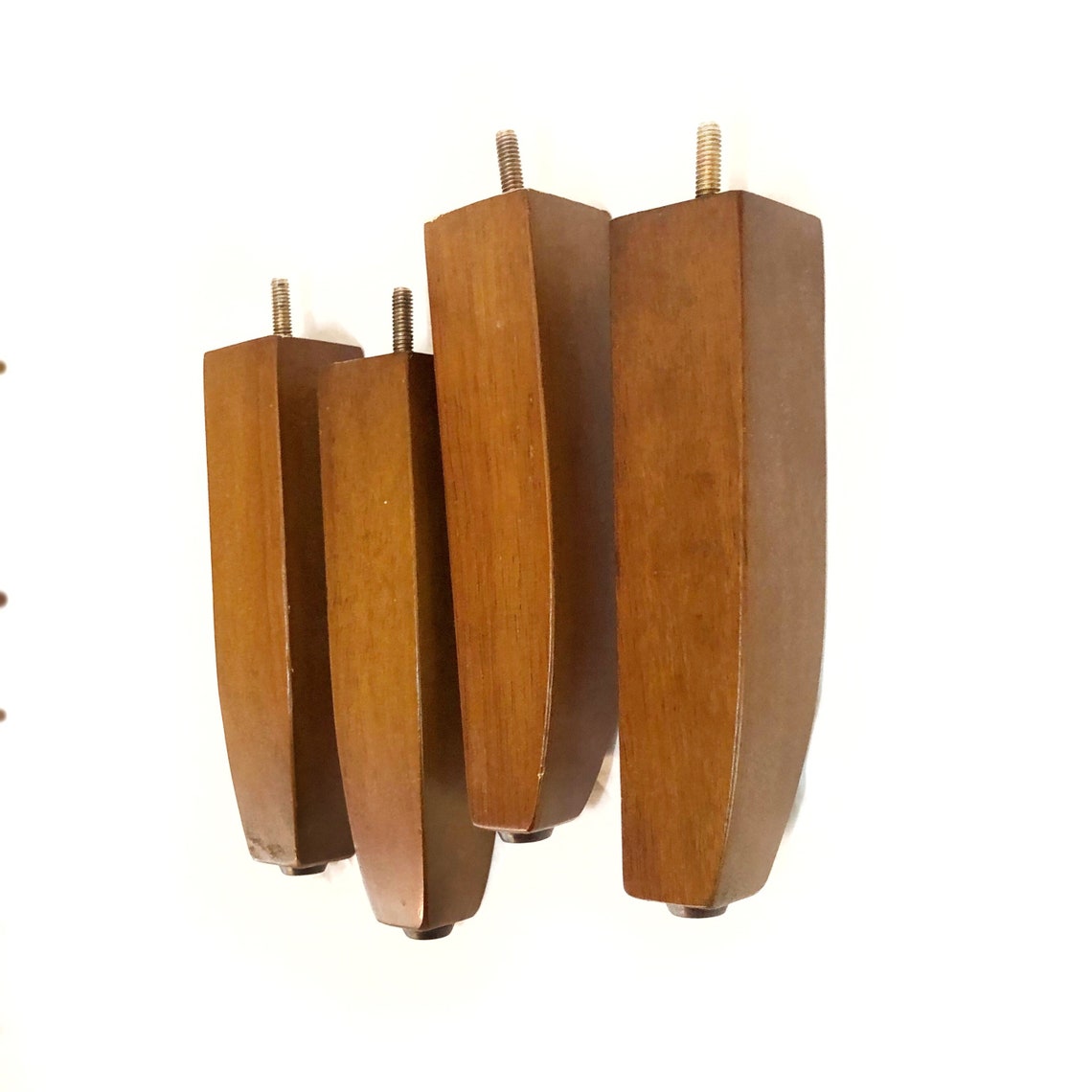 Vintage Sofa Legs Couch Legs 8 Wood Furniture Legs Vintage Etsy