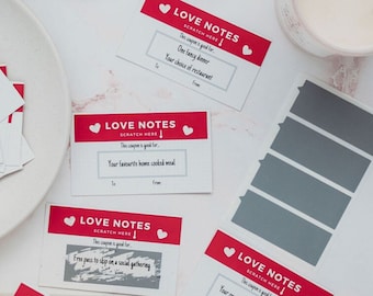 DIY Scratch Off Love Coupons, Romantic Gift for Him