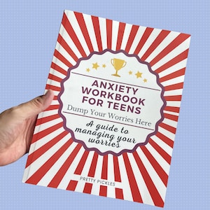Anxiety Workbook for Teens. Dump Your Worries Here. Mental Health for Tweens and Teens Counselling Tools for Teens and Tweens