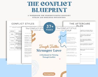 Quaderno di lavoro sullo stile di conflitto, comunicazione di coppia (37 pagine)