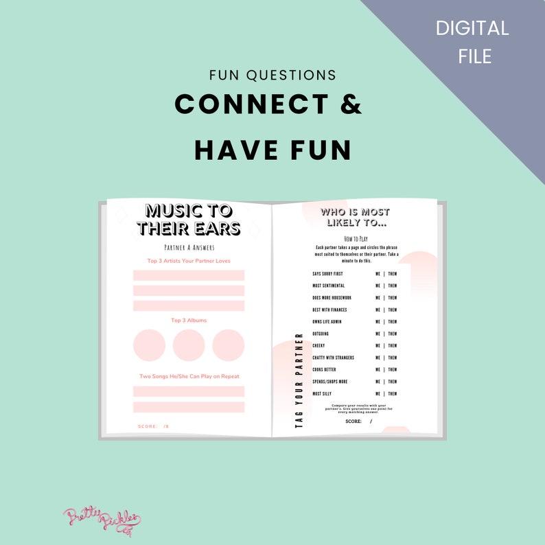 Couples Quizzes Activity Sheets Couple Games Date Night Ideas Couples Counselling Worksheets Couples Activity Sheets Marriage Counselling image 2