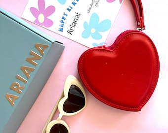 Custom Birthday Girl Gift Box for Toddler 3-Year-Old Birthday Gift Box Groovy Retro Aesthetic Heart Shaped Sunglasses for Kids Accessories