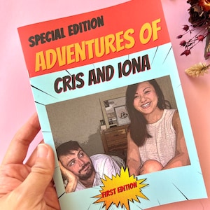 Custom Comic Book Birthday Gift for Him Personalized Gift for Husband Paper Anniversary Gift Husband Gift Wedding Gift Wife Gift Valentines