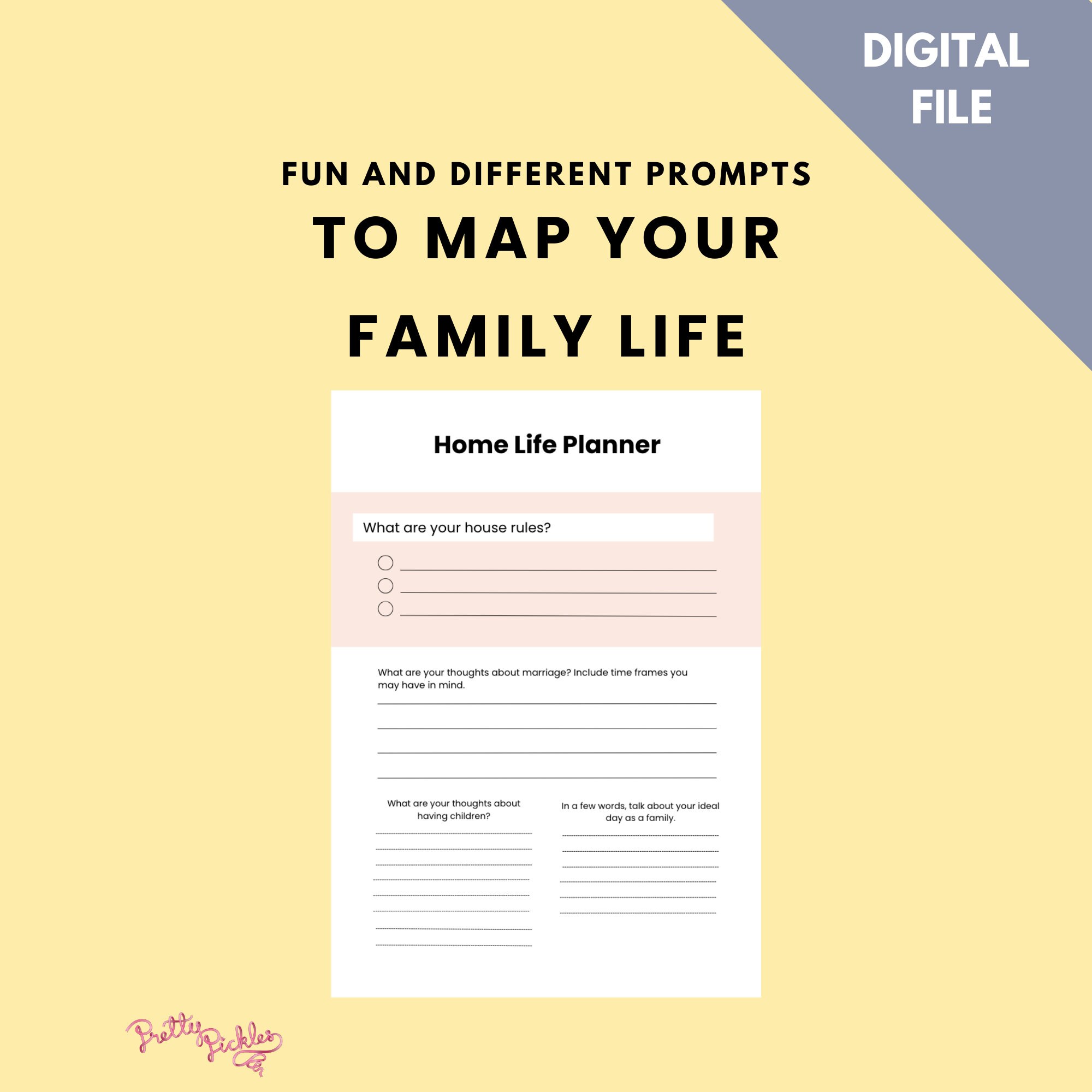 Couples Planner Life Planner Couples Relationship Journal Worksheets ...