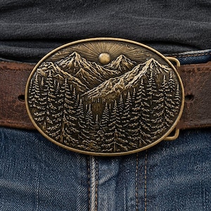Sunset trails buckle - Etsy 日本