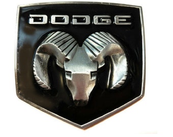 Dodge Ram Tough 4x4 Pickup Truck Offroad Mud Country Logo Vintage Belt Buckle