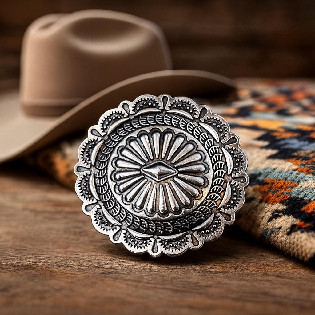Large Conchos for Belts - Etsy display picture 3