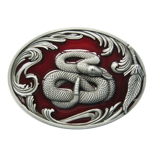 Coiled Snake Belt Buckle Etsy