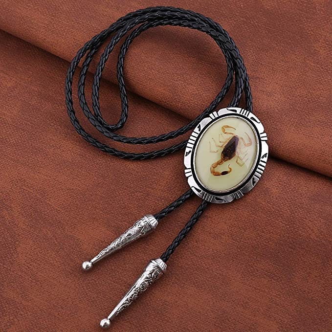 Real Scorpion Bolo Tie Arachnid Preserved Inlay Gifts | Etsy