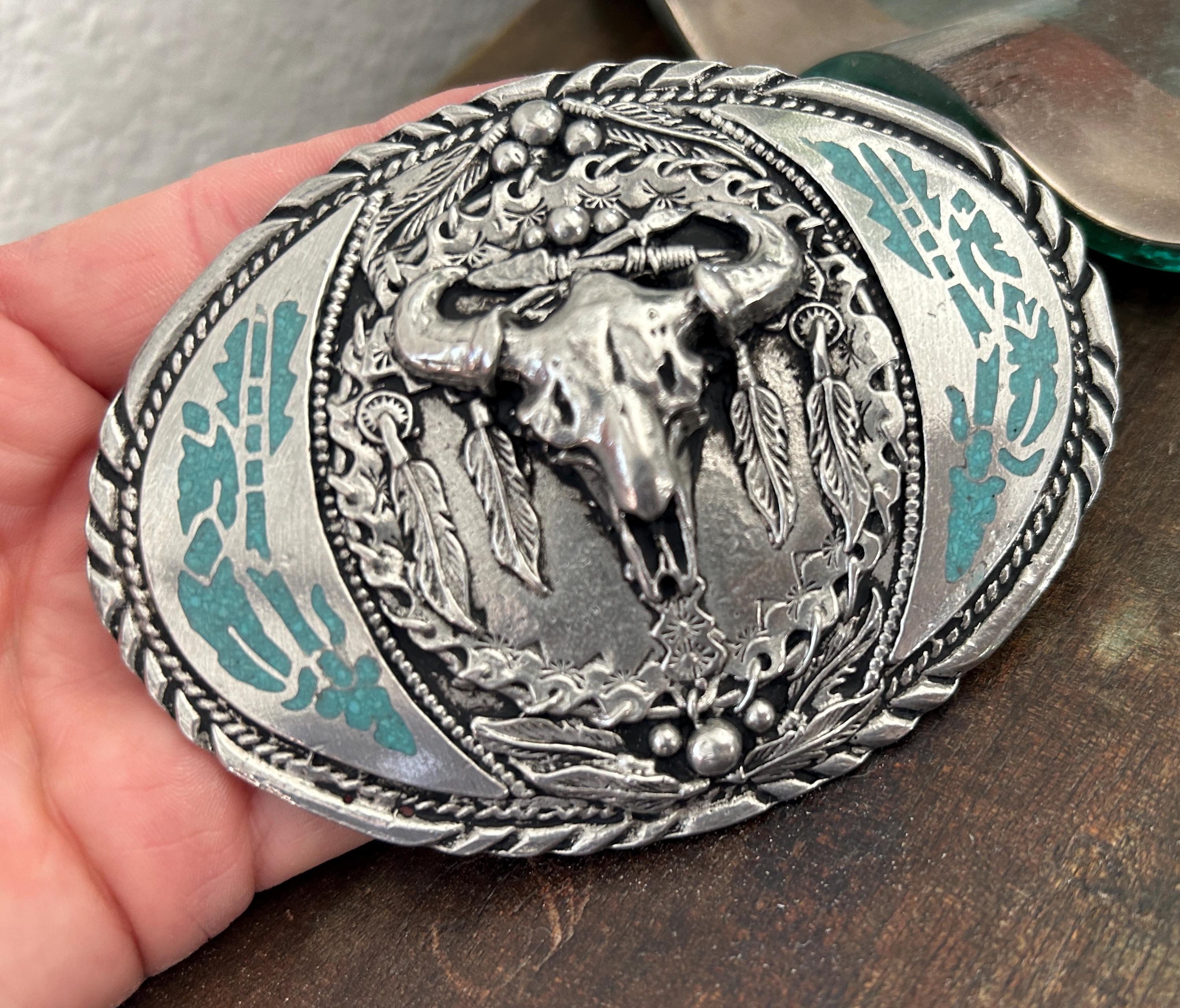 Skull Belt Buckle - Etsy